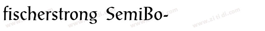 fischerstrong SemiBo字体转换